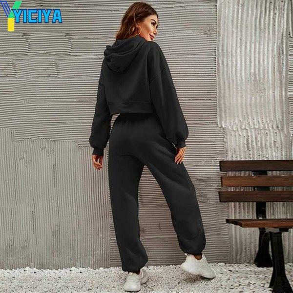 yiciya women's two piece pants 2pcs/set hoodie set drawstring female tracksuit women solid color short type high waist sweatpants, White
yiciya women's two piece pants 2pcs/set hoodie set drawstring female tracksuit women solid color short type high waist sweatpants, White