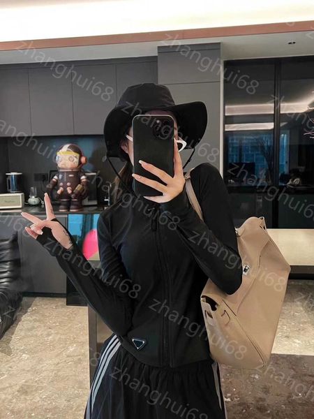 23ss womens jacket womens designer clothing stand collar long sleeve slim zipper black coat women clothes, Black;brown
23ss womens jacket womens designer clothing stand collar long sleeve slim zipper black coat women clothes, Black;brown