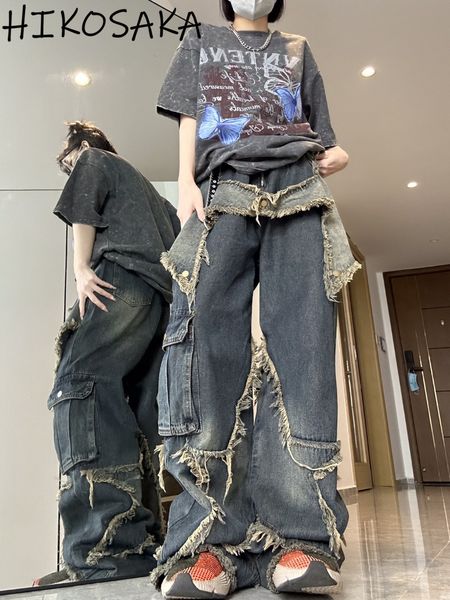women's pants s american retro vibe style streetwear jeans longgar pinggang tinggi celana lebar kaki musim semi baru korea hippop y2k f, Black;white
women's pants s american retro vibe style streetwear jeans longgar pinggang tinggi celana lebar kaki musim semi baru korea hippop y2k f, Black;white