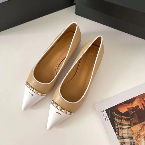 casual shoes 2023 small wind single female flat leather soft chain mid-heel pointed everything match fairy, Black
casual shoes 2023 small wind single female flat leather soft chain mid-heel pointed everything match fairy, Black