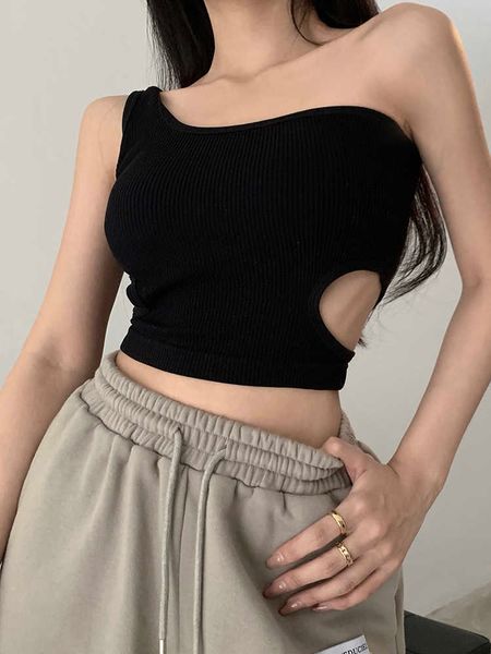 women's tanks camis heliar women one shoulder hole tanks camis women chic solid crop 2021 summer women camis y2k aa230515, White
women's tanks camis heliar women one shoulder hole tanks camis women chic solid crop 2021 summer women camis y2k aa230515, White