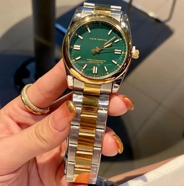 ladies 36mm automatic mechanical luxury elegant gold-plated watch sapphire super luminous 904l temperament watch, Slivery;golden
ladies 36mm automatic mechanical luxury elegant gold-plated watch sapphire super luminous 904l temperament watch, Slivery;golden