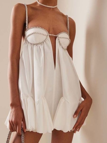 casual dresses pleated with drill chain solid dress for women fashion backless sleeveless suspender dresses grace club party vestidos 230515, Black;gray
casual dresses pleated with drill chain solid dress for women fashion backless sleeveless suspender dresses grace club party vestidos 230515, Black;gray