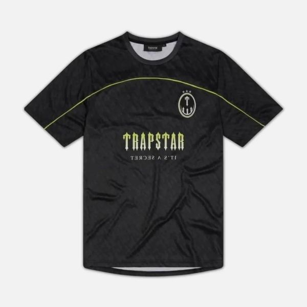 men's t-shirts sportswear trapstar mesh football jersey men t-shirts, White;black