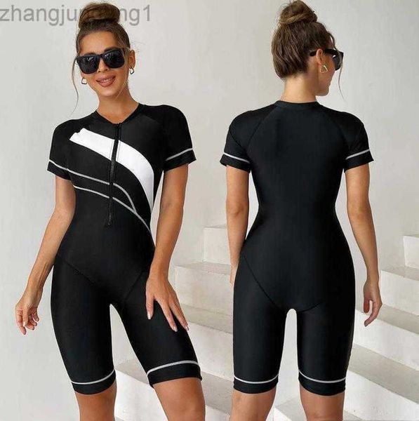 designer bikini sports one-piece swimsuit for women 2023 swimsuit short sleeve swimsuit for women iving suit fashion, White;black
designer bikini sports one-piece swimsuit for women 2023 swimsuit short sleeve swimsuit for women iving suit fashion, White;black