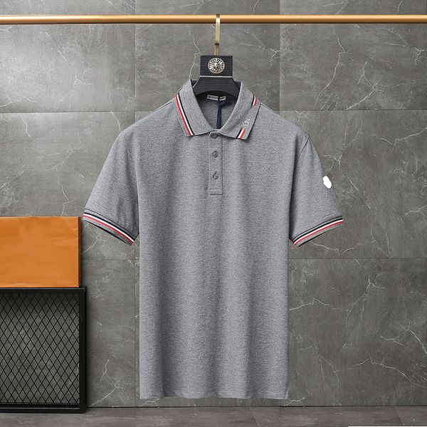 luxury french brand designer polo shirt mens lapel business t shirt cotton tees monclair outdoor casual sports wear alphabet badge armband s, White;black
luxury french brand designer polo shirt mens lapel business t shirt cotton tees monclair outdoor casual sports wear alphabet badge armband s, White;black