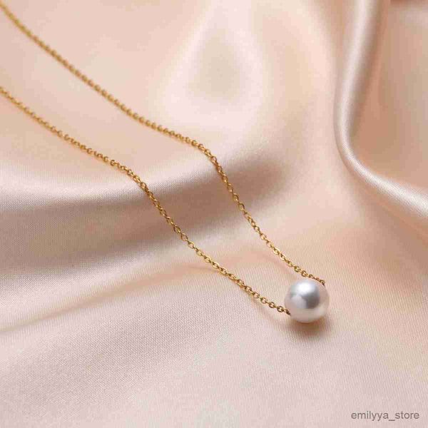 pendant necklaces stainless steel necklace pearl pendnat necklace for women simple rose gold color choker chain snake chain new fashion, Silver
pendant necklaces stainless steel necklace pearl pendnat necklace for women simple rose gold color choker chain snake chain new fashion, Silver