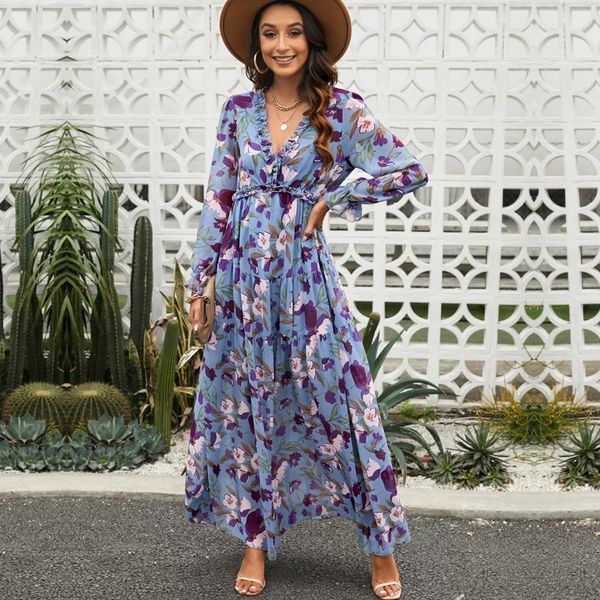 2023 new european and american tulle floral dress fashionable and novel women's loose fitting casual chiffon long skirt, Black;gray
2023 new european and american tulle floral dress fashionable and novel women's loose fitting casual chiffon long skirt, Black;gray