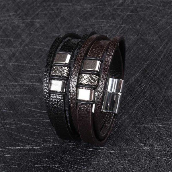 multi layer woven leather string bracelet fashion classic stainless steel, Golden;silver
multi layer woven leather string bracelet fashion classic stainless steel, Golden;silver