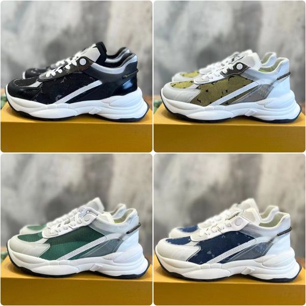 designer shoes run 55 sneakers men women run away sneaker fashion classic rubber leather outdoors trainers size 35-45, Black
designer shoes run 55 sneakers men women run away sneaker fashion classic rubber leather outdoors trainers size 35-45, Black