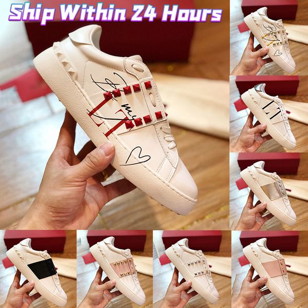 designer casual shoe mens open untitled studs sneakers womens luxury leather shoe be my red studs black heel silver white pink band rutheniu
designer casual shoe mens open untitled studs sneakers womens luxury leather shoe be my red studs black heel silver white pink band rutheniu