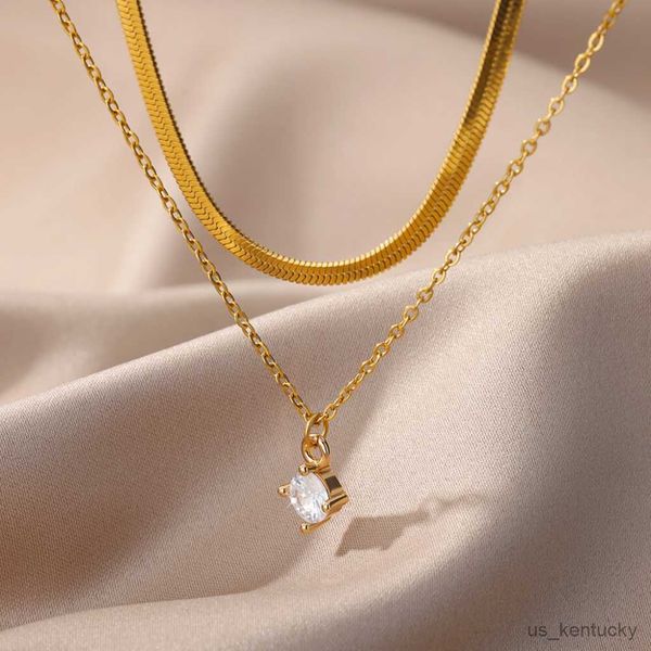 pendant necklaces crystal zircon round charm layered pendant nelace set for women charms square rhinone female vintage jewelry, Silver
pendant necklaces crystal zircon round charm layered pendant nelace set for women charms square rhinone female vintage jewelry, Silver