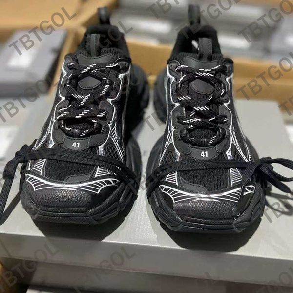 mens designer shoes 3xl phantom sneaker track retro trainers women platform shoes casual shoes correct version 3- with box 3 o1p, Black
