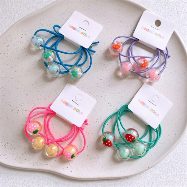 1 pair new korean fashion princess children's ponytail hair accessories sweet girl cute jelly color strawberry beads hair rope, Slivery;white
1 pair new korean fashion princess children's ponytail hair accessories sweet girl cute jelly color strawberry beads hair rope, Slivery;white