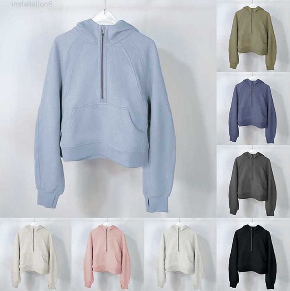 breathable design yoga hoodie scuba lululemens womens plus velvet thickening jackets hoodys sports half zipper terry designer sweater 66ess, Black
breathable design yoga hoodie scuba lululemens womens plus velvet thickening jackets hoodys sports half zipper terry designer sweater 66ess, Black