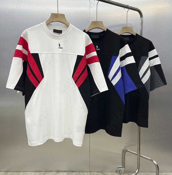 designer mens shirt polos tee summer classic fashion casual patchwork contrasting horizontal pattern decoration scoop neck anti-pilling acti, White;black 
designer mens shirt polos tee summer classic fashion casual patchwork contrasting horizontal pattern decoration scoop neck anti-pilling acti, White;black