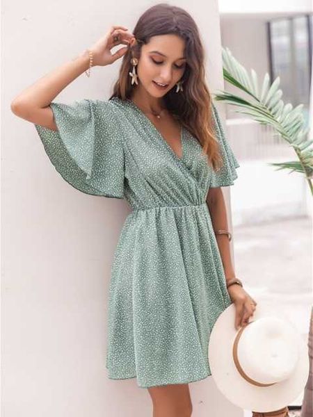 casual dresses ladies vintage print short summer dress female casual v neck ruffles beach party mini dress female p230516, Black;gray
casual dresses ladies vintage print short summer dress female casual v neck ruffles beach party mini dress female p230516, Black;gray