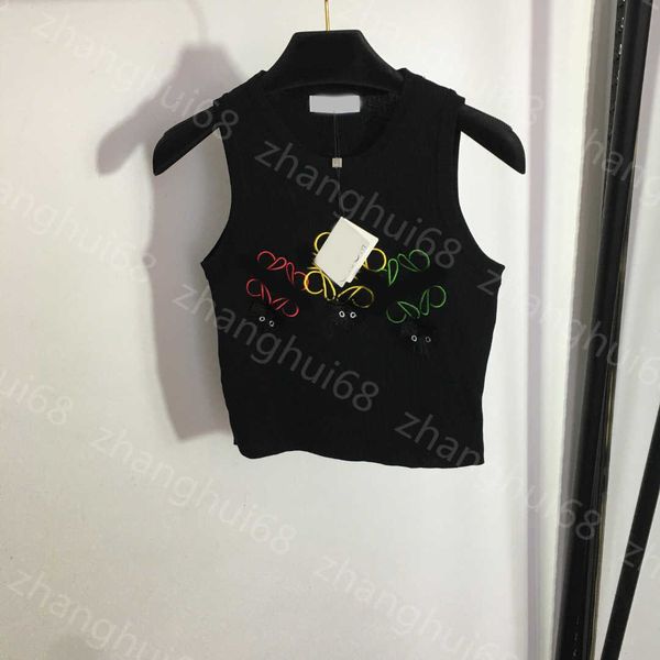23ss vest camis tank womens tanks camis womens designer clothing round neck embroidered logo hairball knitted vest womens clothes, White
23ss vest camis tank womens tanks camis womens designer clothing round neck embroidered logo hairball knitted vest womens clothes, White