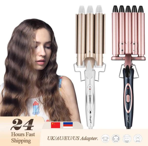 ckeyin 3 barrels professional hair curling iron ceramic triple barrel women curler iron hair wave styling tool drop 2202104960380
ckeyin 3 barrels professional hair curling iron ceramic triple barrel women curler iron hair wave styling tool drop 2202104960380