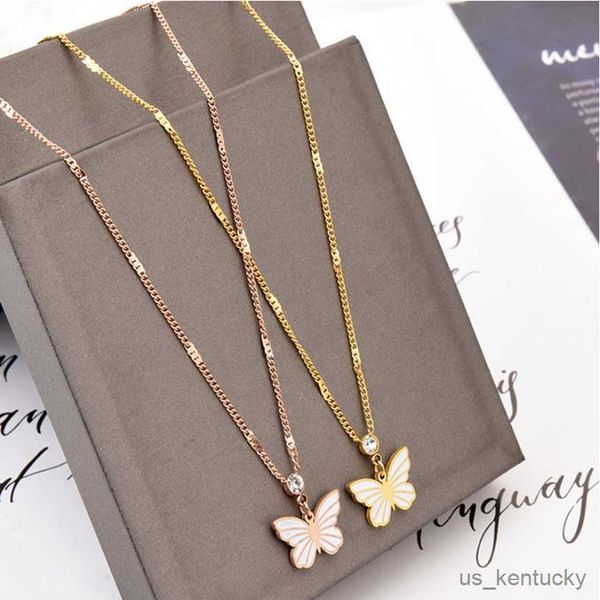 pendant necklaces stainless steel butterfly zircon pendant charm clavicle chain choker nelace for women fashion fine jewelry, Silver
pendant necklaces stainless steel butterfly zircon pendant charm clavicle chain choker nelace for women fashion fine jewelry, Silver