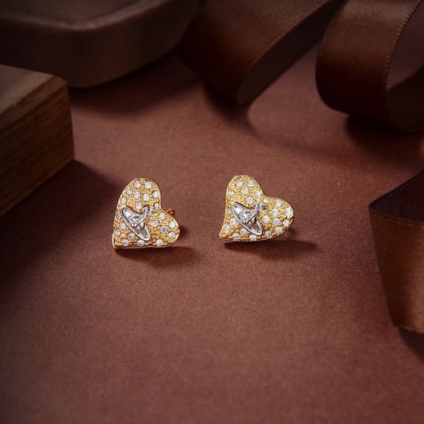designer stud earrings vivian luxury women fashion high-quality jewelry gold earing pearl earring cjeweler westwood woman 45, Golden;silver
designer stud earrings vivian luxury women fashion high-quality jewelry gold earing pearl earring cjeweler westwood woman 45, Golden;silver