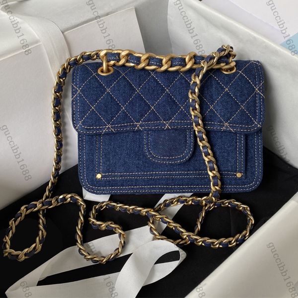 10a mirror quality designers vintage messenger flap bags small womens blue denim handbag luxury black quilted purse crossbody shoulder chain
10a mirror quality designers vintage messenger flap bags small womens blue denim handbag luxury black quilted purse crossbody shoulder chain