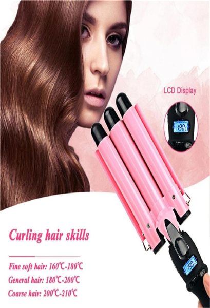 3 barrels hair curling iron automatic perm splint ceramic curler waver curlers rollers styling tools styler wand 2202262358353
3 barrels hair curling iron automatic perm splint ceramic curler waver curlers rollers styling tools styler wand 2202262358353