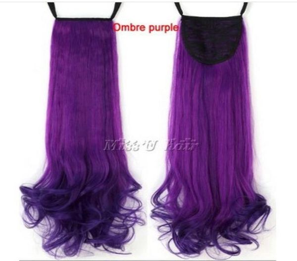 purple ombre long wavy fiber ribbon ponytail synthetic hairpieces clip in hair false ponytail hairpiece extension with hairpins7031233, Black
purple ombre long wavy fiber ribbon ponytail synthetic hairpieces clip in hair false ponytail hairpiece extension with hairpins7031233, Black