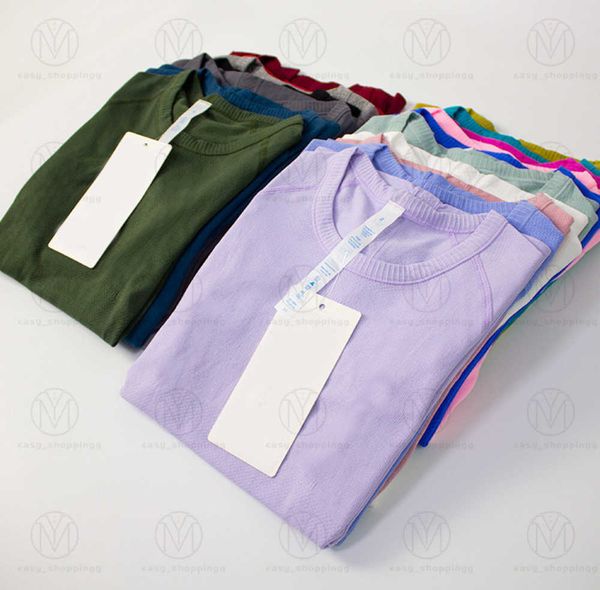 yoga womens wear swiftly 1.0 2.0 tech ladies sports t shirts outfit short-sleeved t-shirts moisture wicking knit high elastic fitness fashio, Gray
yoga womens wear swiftly 1.0 2.0 tech ladies sports t shirts outfit short-sleeved t-shirts moisture wicking knit high elastic fitness fashio, Gray