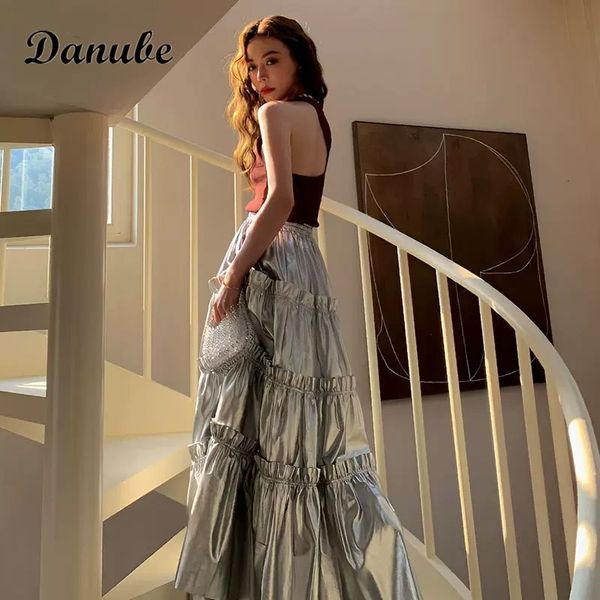 skirts fashion glossy sliver pleated long women summer korean y2k harajuku high waist cake elegant ruffles patckwork 230516, Black
skirts fashion glossy sliver pleated long women summer korean y2k harajuku high waist cake elegant ruffles patckwork 230516, Black