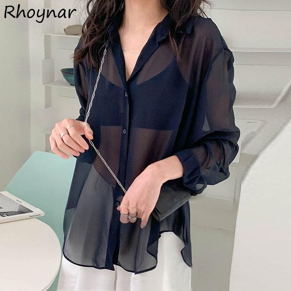 shirts women shirts sheer sunproof fashion summer elegant outerwear simple solid allmatch feminine long sleeve turndown collar cozy, White
shirts women shirts sheer sunproof fashion summer elegant outerwear simple solid allmatch feminine long sleeve turndown collar cozy, White