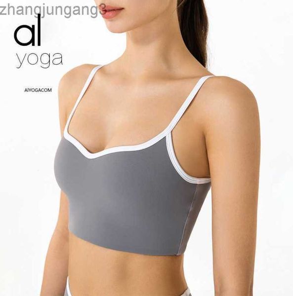 desginer yoga thin shoulder strap back sports underwear women gathered fitness bra sling vest chest pad, White
desginer yoga thin shoulder strap back sports underwear women gathered fitness bra sling vest chest pad, White
