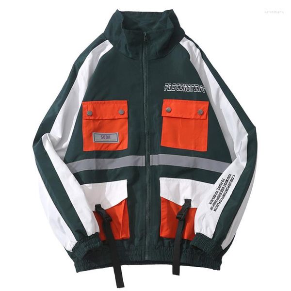 men's jackets 2023 harajuku mens jacket multi pockets hip hop windbreaker men swag ribbon streetwear casual color block, Black;brown
men's jackets 2023 harajuku mens jacket multi pockets hip hop windbreaker men swag ribbon streetwear casual color block, Black;brown