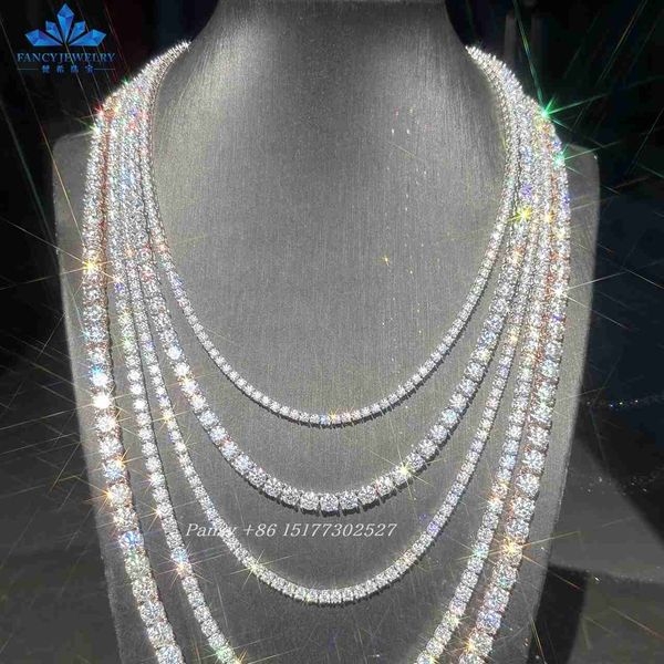 fancy jew d color moissanite tennis necklace 925 sterling sliver plated white gold for woman man hiphop party, Silver
fancy jew d color moissanite tennis necklace 925 sterling sliver plated white gold for woman man hiphop party, Silver