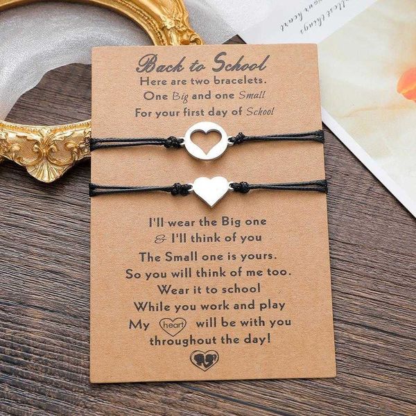parent child school season bracelet creative stainless steel hollow love 2 piece woven, Golden;silver
parent child school season bracelet creative stainless steel hollow love 2 piece woven, Golden;silver