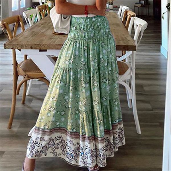 skirts fashion women casual allmatch loose elastic waist floral print ethenic style boho lbohemian 230516, Black
skirts fashion women casual allmatch loose elastic waist floral print ethenic style boho lbohemian 230516, Black
