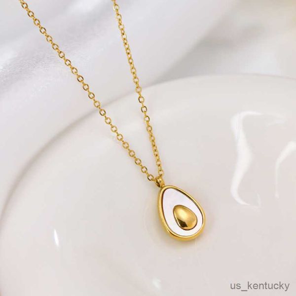pendant necklaces stainless steel high sense light luxury french shell avocado ladies nelace fashion exquisite jewelry, Silver
pendant necklaces stainless steel high sense light luxury french shell avocado ladies nelace fashion exquisite jewelry, Silver