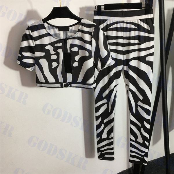 zebra pattern t shirt elastic leggings for women short sleeved womens sports pants new tracksuit, White
zebra pattern t shirt elastic leggings for women short sleeved womens sports pants new tracksuit, White