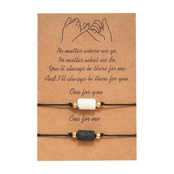 personalized creative ornament wax line woven bracelet volcanic rock card couple, Golden;silver
personalized creative ornament wax line woven bracelet volcanic rock card couple, Golden;silver