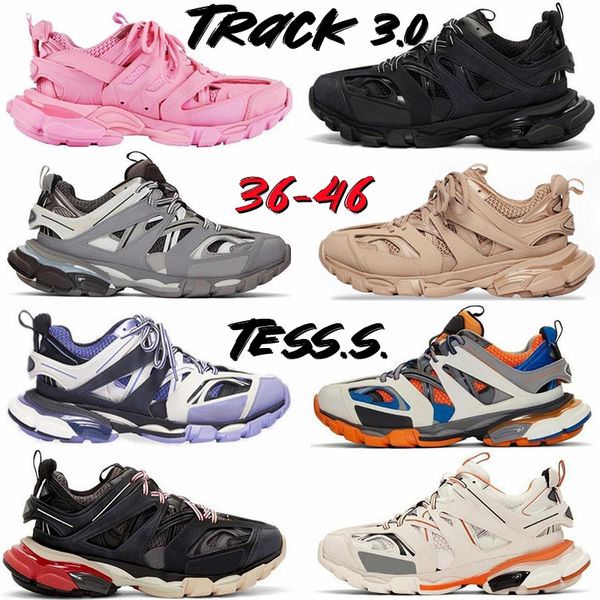 casual shoes designer luxury brand track 3 tess.s men pink black leather nylon platform for mens women trainers sneakers
casual shoes designer luxury brand track 3 tess.s men pink black leather nylon platform for mens women trainers sneakers