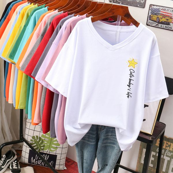 women's t-shirt 100% cotton plus size t shirt l-6xl tshirt short sleeve women's summer stars print casual o neck oversized t shirt, White
women's t-shirt 100% cotton plus size t shirt l-6xl tshirt short sleeve women's summer stars print casual o neck oversized t shirt, White
