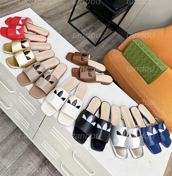 designer women sandals clover slides fashion leather slippers flat summer beach g sandal quality size 35-43, Black
designer women sandals clover slides fashion leather slippers flat summer beach g sandal quality size 35-43, Black