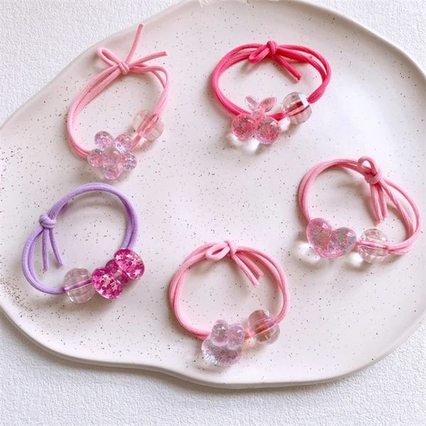 2023 new fashion princess children's ponytail headwear sweet girl beautiful cute cartoon transparent flower bow hair rope, Slivery;white
2023 new fashion princess children's ponytail headwear sweet girl beautiful cute cartoon transparent flower bow hair rope, Slivery;white