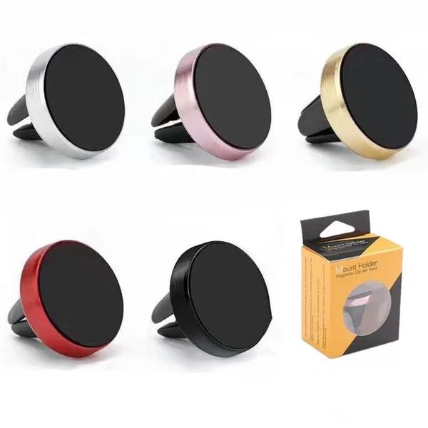 Image of Car Magnetic Air Vent Mount Mobile Smart Phone Holder Handfree Dashboard Metal Stand For Cellphone samsung iphone xiaomi huawei