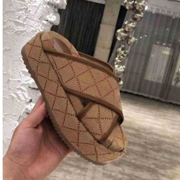 2023 designer women sandal canvas platform slippers real leather beige brick red colors beach slides slipper outdoor party class, Black
2023 designer women sandal canvas platform slippers real leather beige brick red colors beach slides slipper outdoor party class, Black