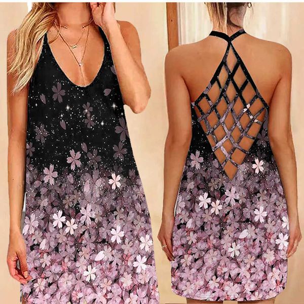 casual dresses boho summer dress female fashion casual floral print hollow out halter neck beach party mini dress for woman robe femme 2022, Black;gray
casual dresses boho summer dress female fashion casual floral print hollow out halter neck beach party mini dress for woman robe femme 2022, Black;gray