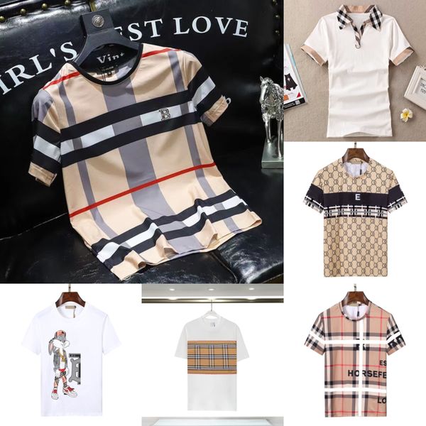 summer mens designer t shirt casual man womens tees with letters print short sleeves sell luxury men hip hop clothes s-xxl, White;black