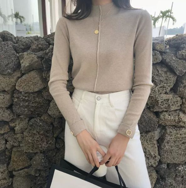 gigogou vertical striped women sweater autumn winter thick pullover sweaters button soft female jumper chic knit pull femme v191212, White;black
gigogou vertical striped women sweater autumn winter thick pullover sweaters button soft female jumper chic knit pull femme v191212, White;black