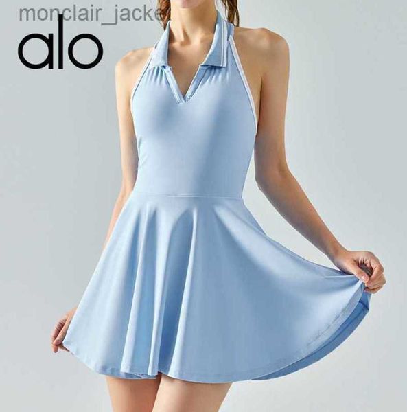 desginer yoga outdoor hanging neck polo neck tennis skirt contrast flip collar sports anti glare one piece dress 23ssa, White
desginer yoga outdoor hanging neck polo neck tennis skirt contrast flip collar sports anti glare one piece dress 23ssa, White
