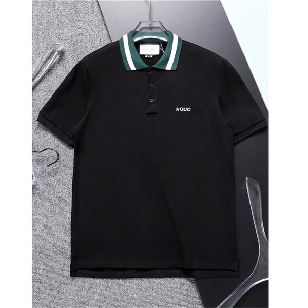 2023 new designer men's polo black and white fashion casual upscale 100% cotton breathable anti-wrinkle slim-fit commercial lapel short, White;black
2023 new designer men's polo black and white fashion casual upscale 100% cotton breathable anti-wrinkle slim-fit commercial lapel short, White;black